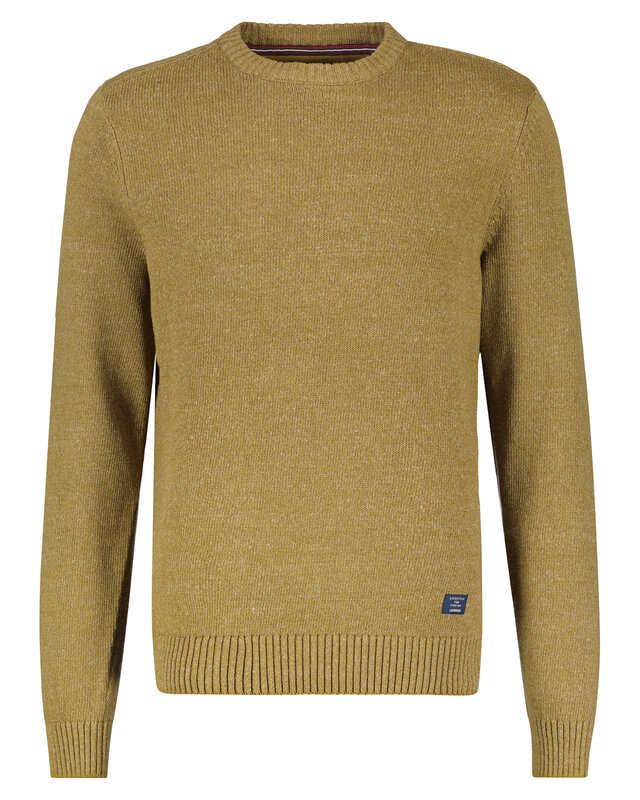 Lerros Round Neck Sweater - Dried Tobacco