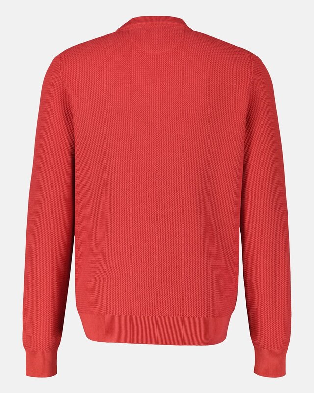 Lerros Strickpullover - Lava Red