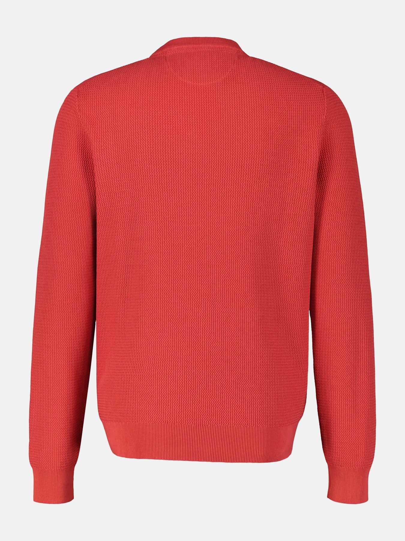 Lerros Round Neck Sweater - Lava Red