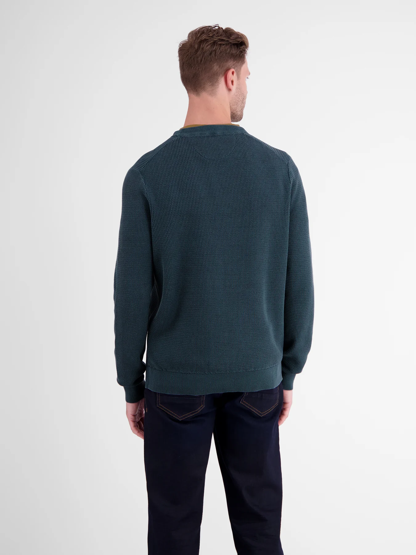 Lerros Round Neck Sweater - Deep Blue