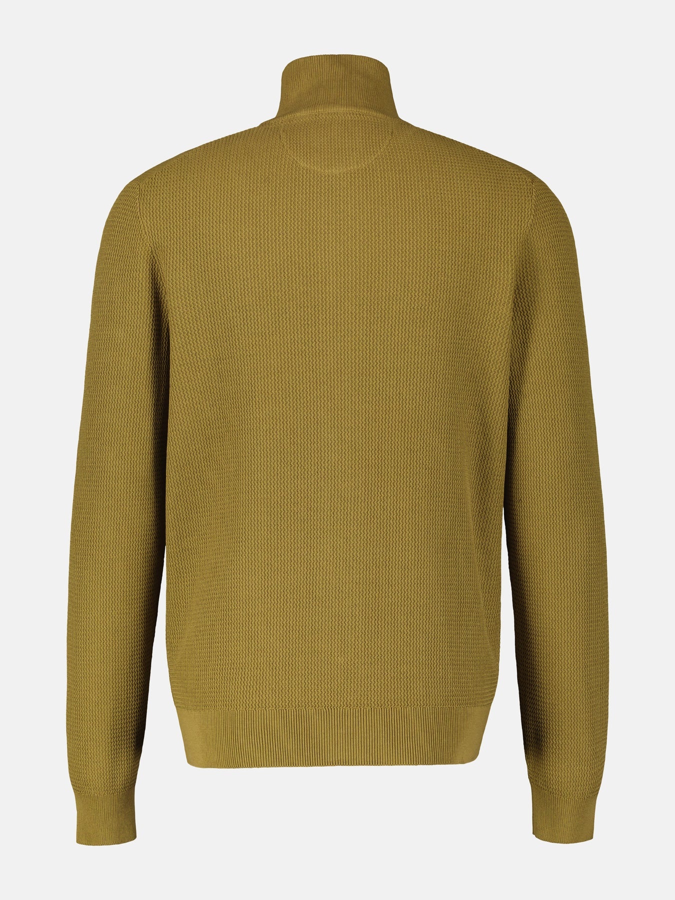 Lerros Vest in Structuur Kwaliteit - Dried Tobacco