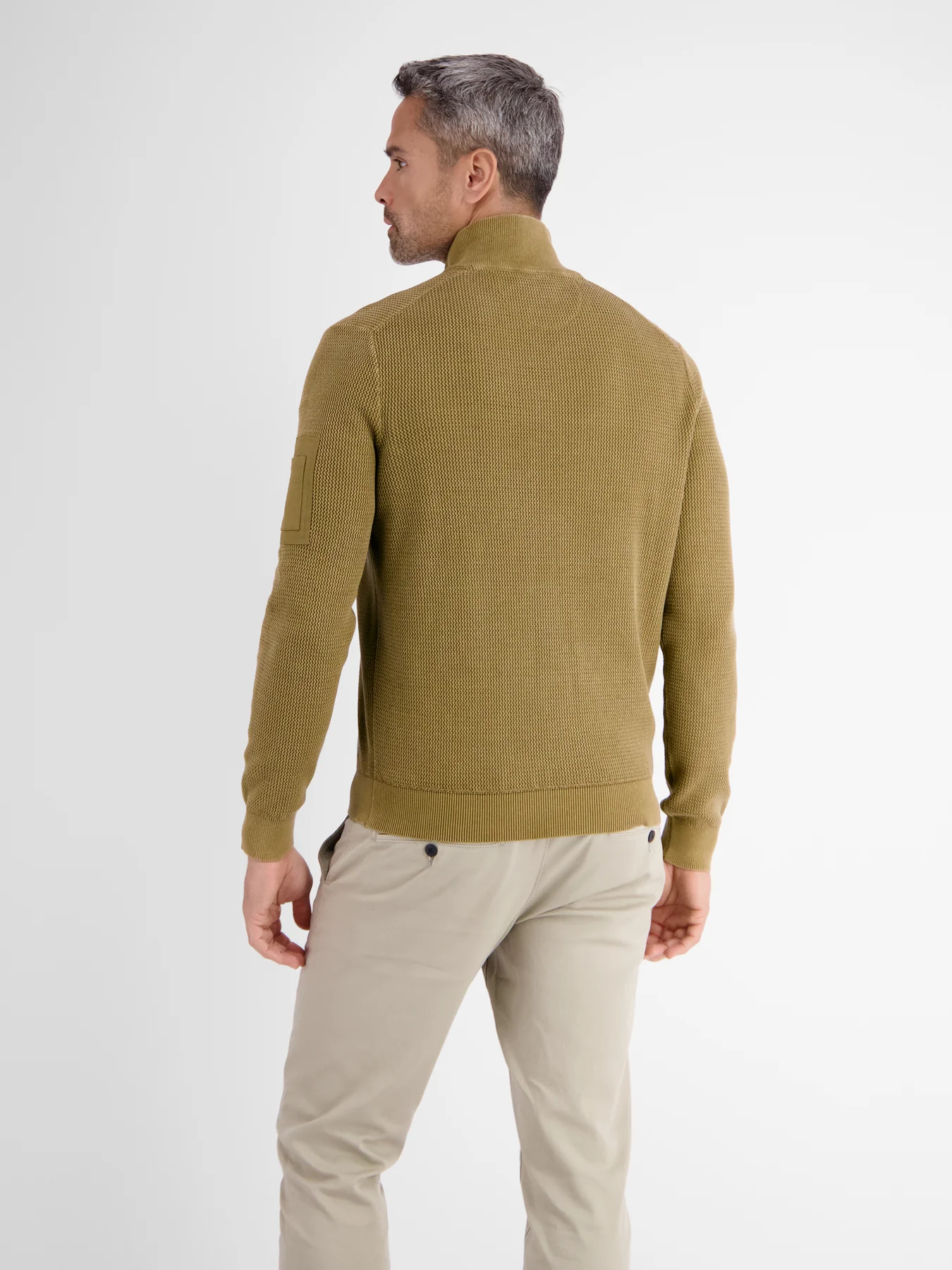 Lerros Structured Cardigan - Dried Tobacco