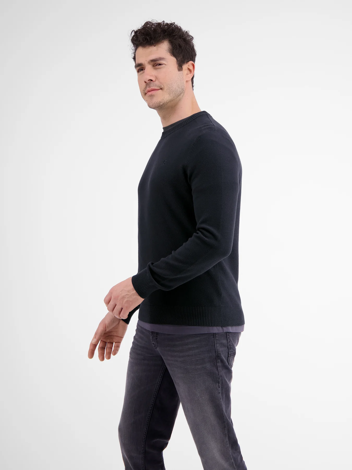 Lerros Basic Strickpullover - Deep Blue