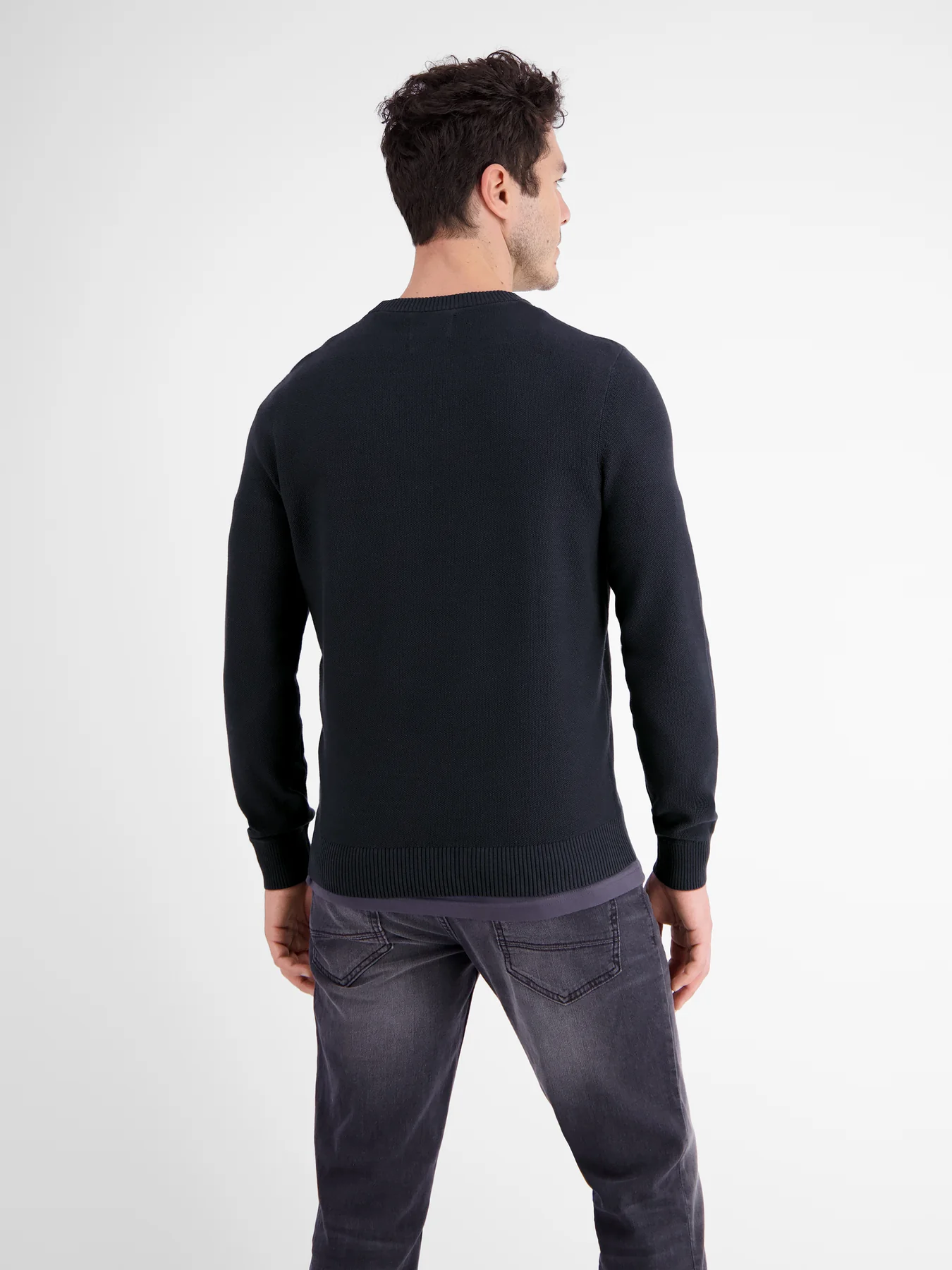 Lerros Basic Strickpullover - Deep Blue