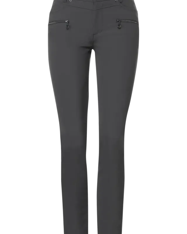 Street One Slim Fit Technostretch Broek York - Pure Grey