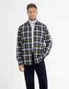 Lerros Shirt mit Structured Check - Deep Blue