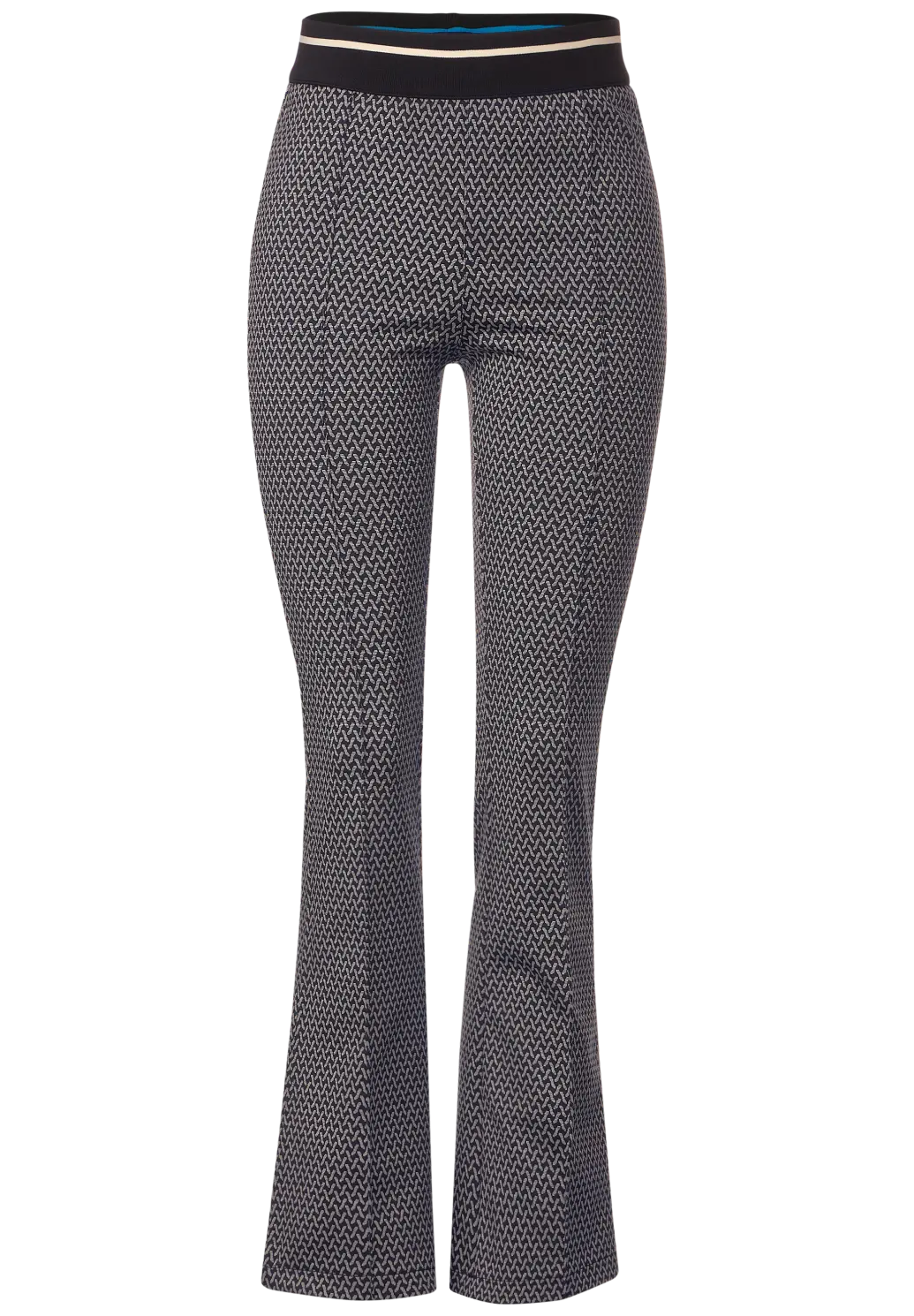 Street One MIT ELASTIKBUND - Straight leg jeans - blau/blauw