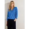 Viscose Blouse mit 3/4-Sleeves - Dynamic Blue