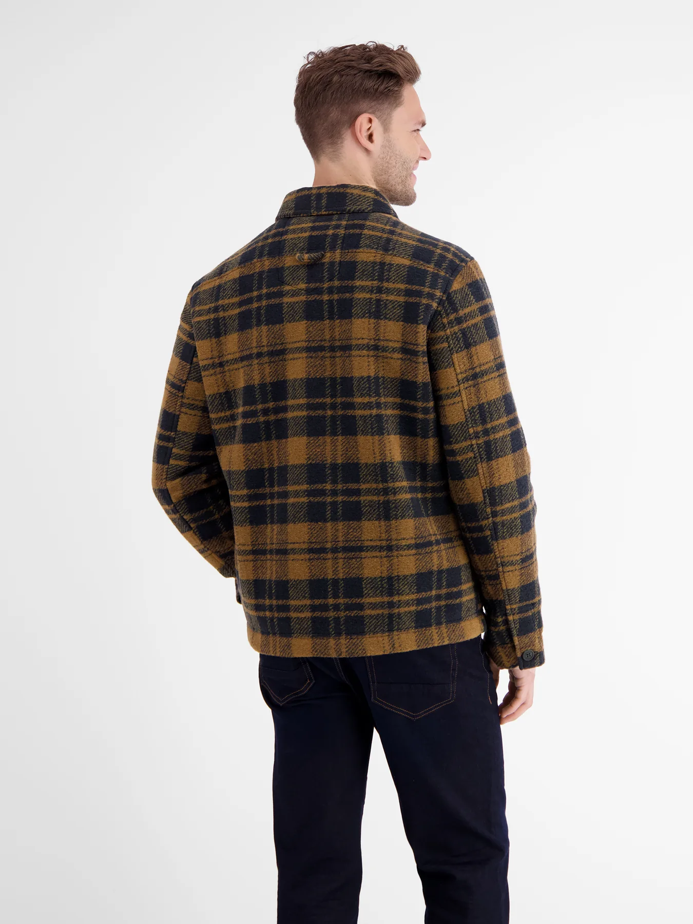 Lerros Kariertes Overshirt-Jacke - Hazel Brown