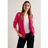 Sweat Blazer with Pleats - Cosy Coral