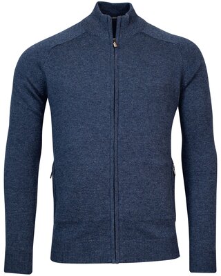 Baileys Cardigan with Wool - Deep Denim Blue