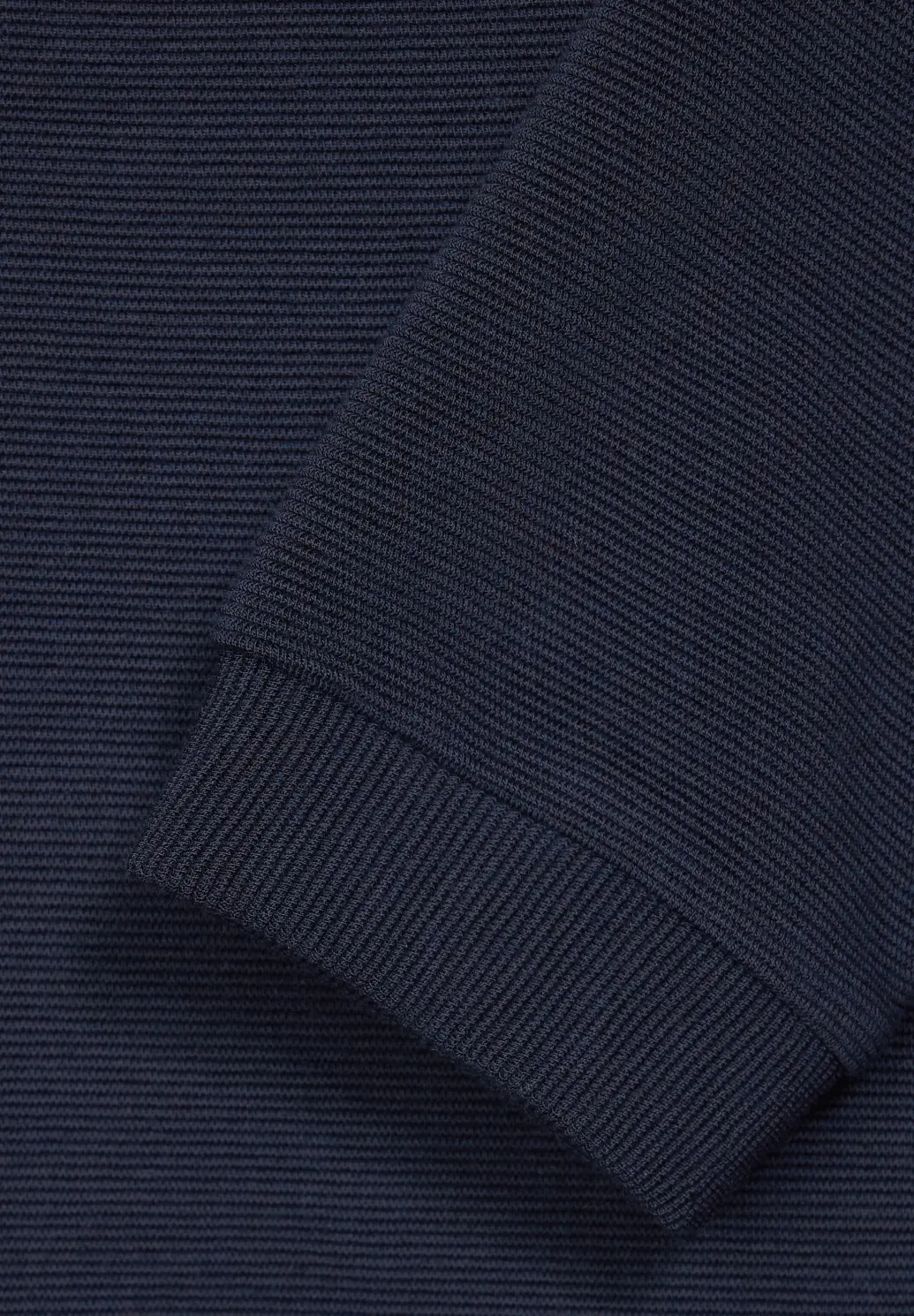 Street One Feines Langarmshirt - Deep Blue / Blau | - Cotton Blues