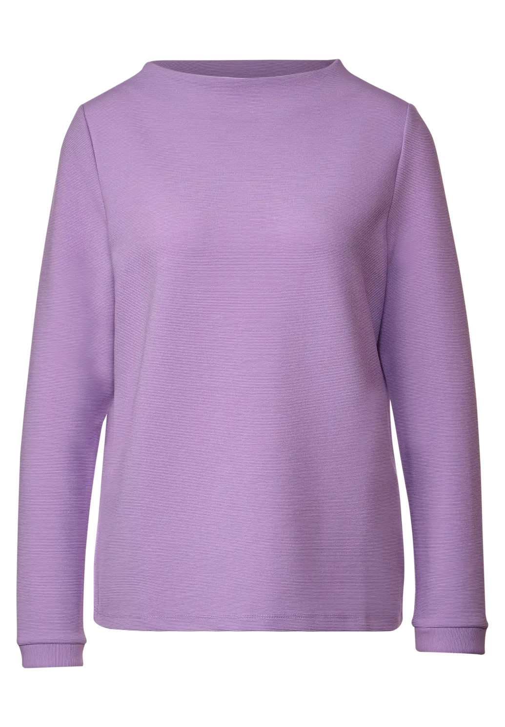 Street One Longsleeve Shirt - Cotton - Blues Pure Lilac Soft 