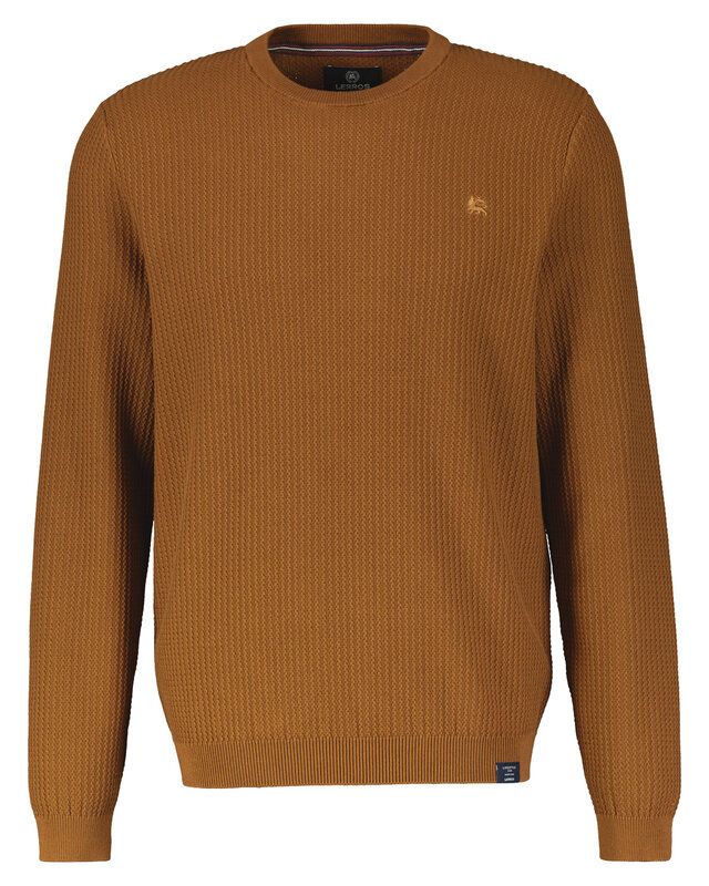 Lerros Basic Strickpullover - Hazel Brown