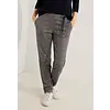 Checkered Casual Fit Pants Tracey - Sporty Taupe