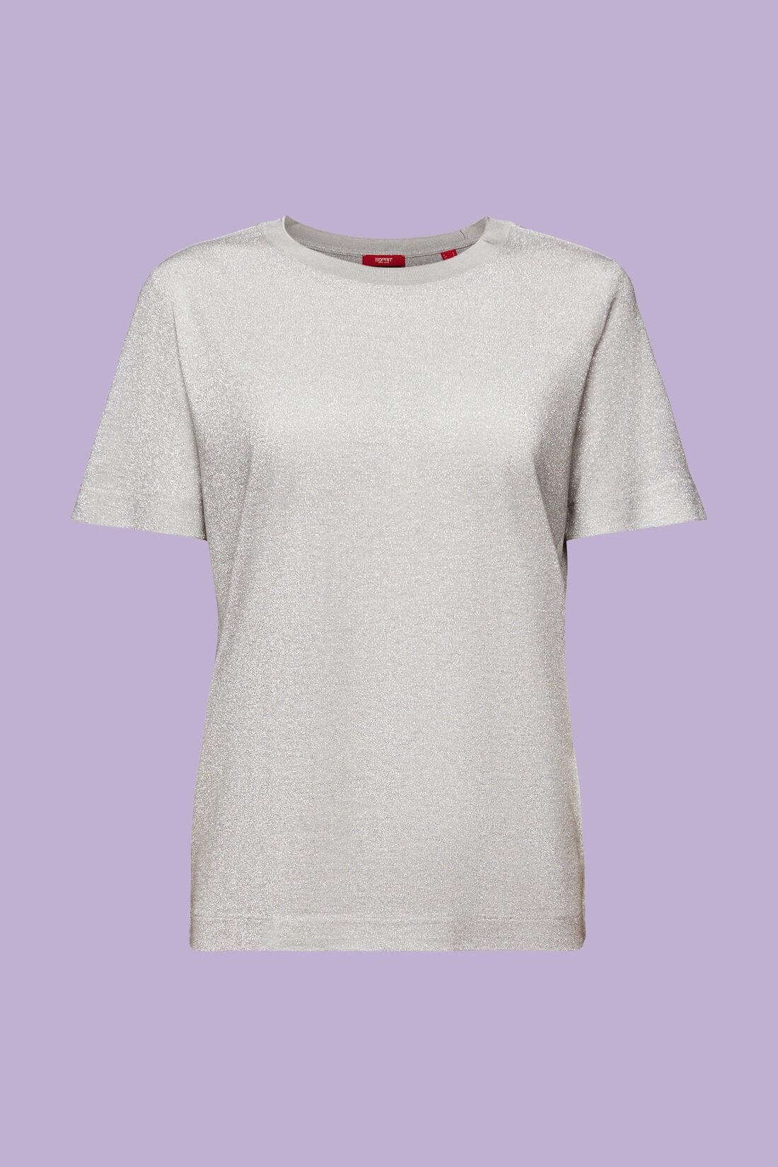 Esprit Lurex T-Shirt - Silver
