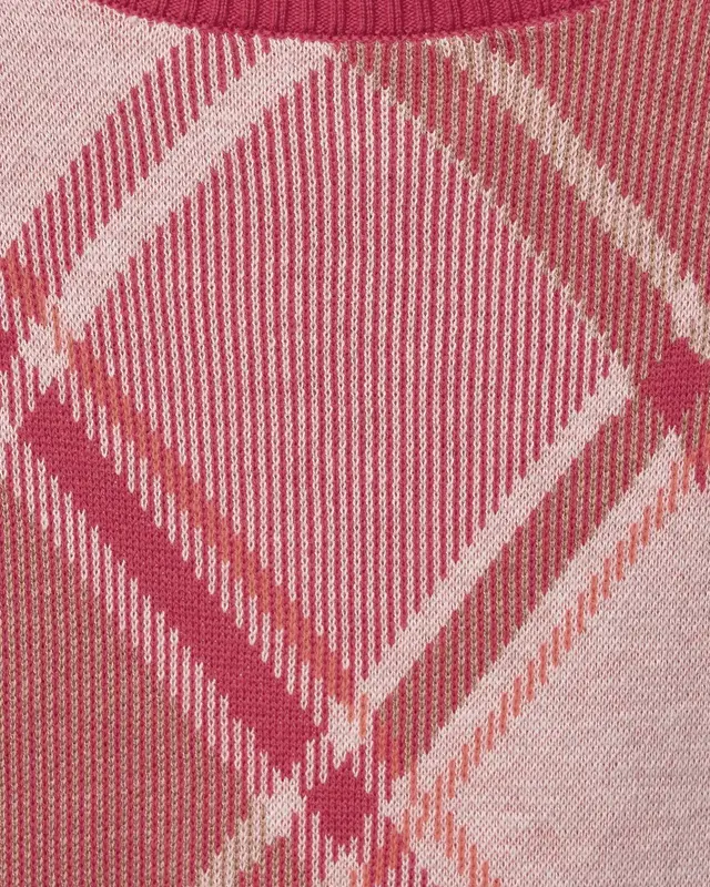 Cecil Gebreide Jacquard Trui - Cosy Coral