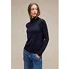 Basic Turtleneck Jumper - Deep Blue