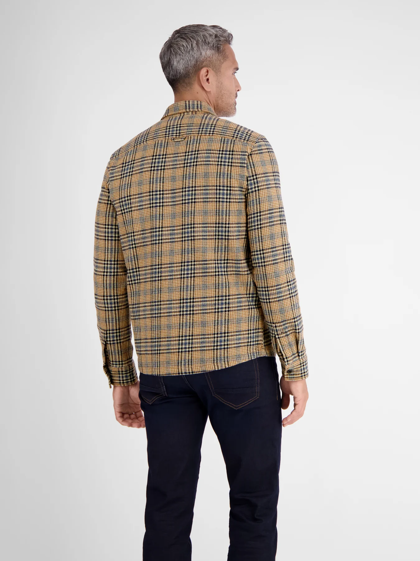 Lerros Kariertes Hemd-Jacke - Hazel Brown