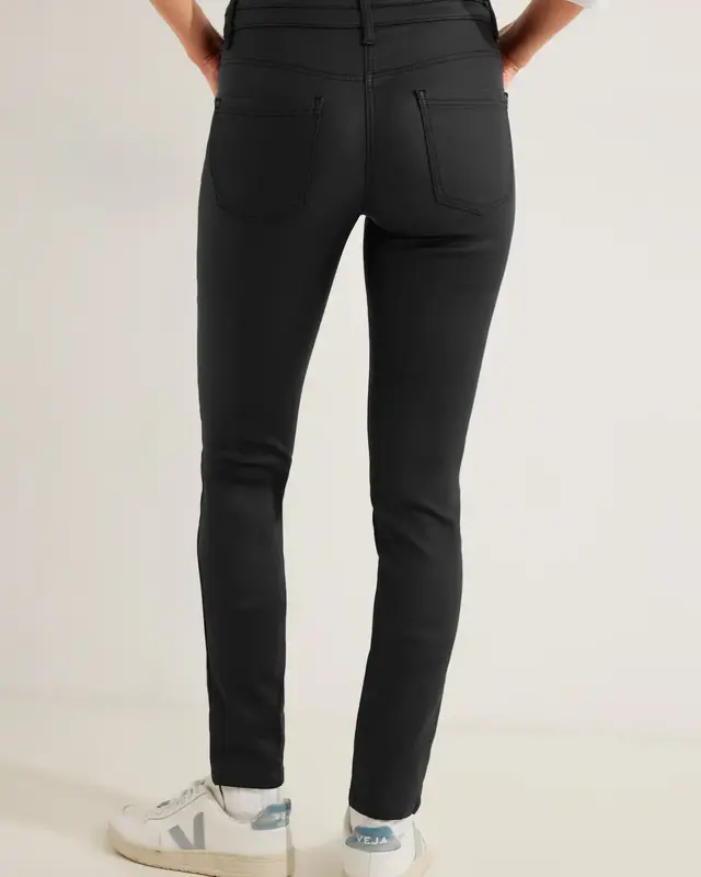 Cecil Coating Pants Scarlett - Black