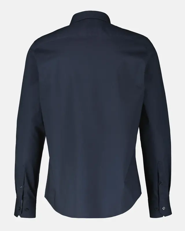 Lerros Basic Poplin Overhemd - Classic Navy