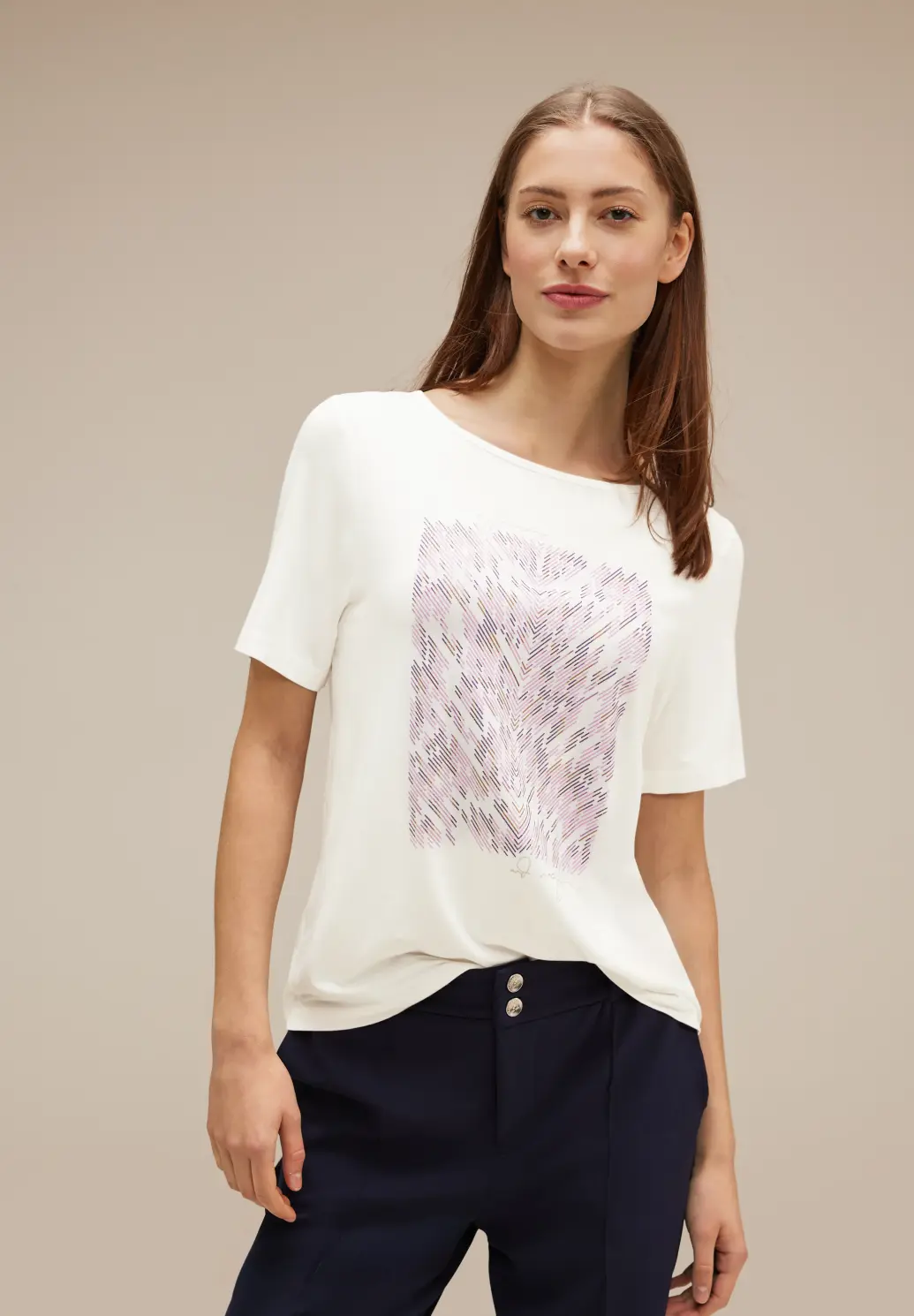 Print Blues T-Shirt Cotton met - Artwork | One - Street Off White