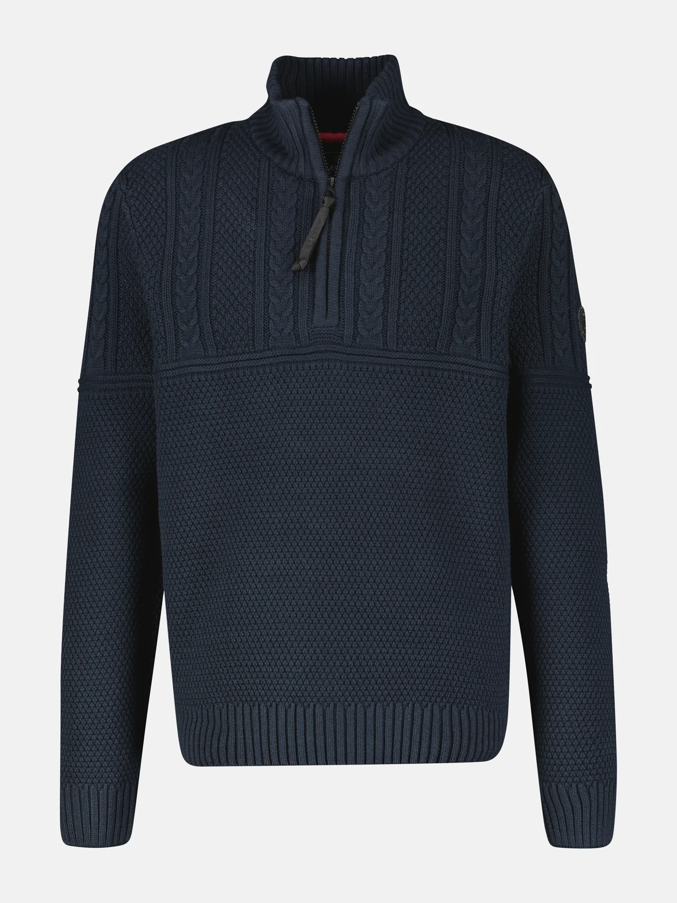 Lerros Knit Jumper in Patternmix - Classic Navy