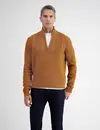 Lerros Knit Jumper in Patternmix - Hazel Brown