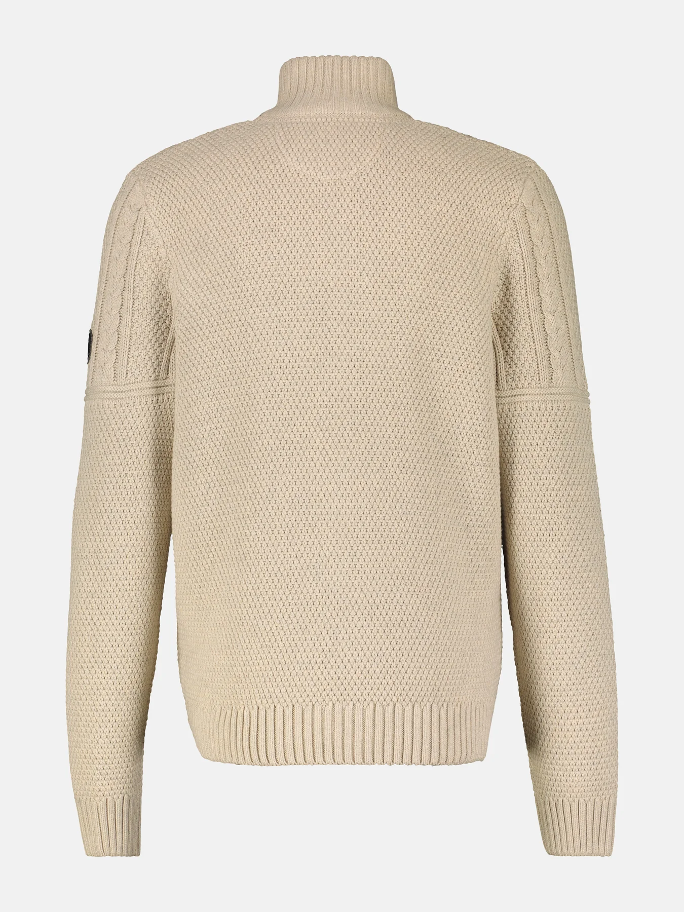 Lerros Cardigan im Mustermix - Tender Beige Melange