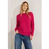 Rippstrick Pullover - Cosy Coral Melange