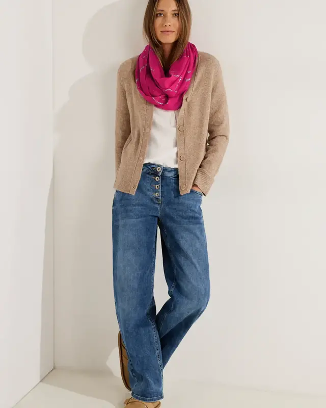 Cecil Folienprint Schlauchschal - Cosy Coral