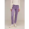 Pants with Coating York - Dusty Lupine Lilac