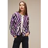 Shirtjacket with Structure - Deep Pure Lilac