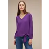 Blouse met Knoopdetail - Deep Pure Lilac