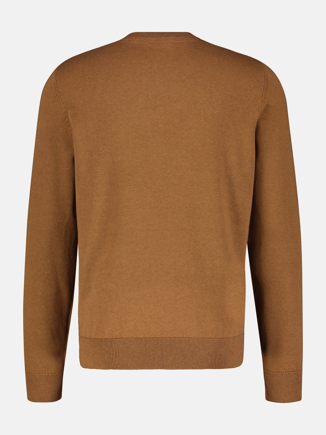 Lerros Sweater with Stripes - Hazel Brown