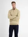 Lerros Strickpullover im Troyer Design - Tender Beige Melange