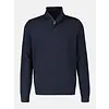 Knit Jumper in Troyer Design - Classic Navy