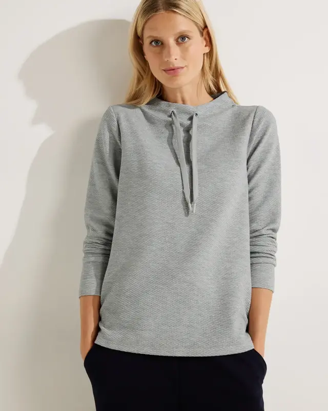 Cecil Jumper with Glitter - Shiny Mineral Grey Melange