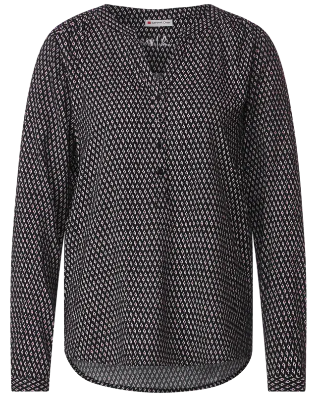 Street One Bluse mit Print Bamika - Black