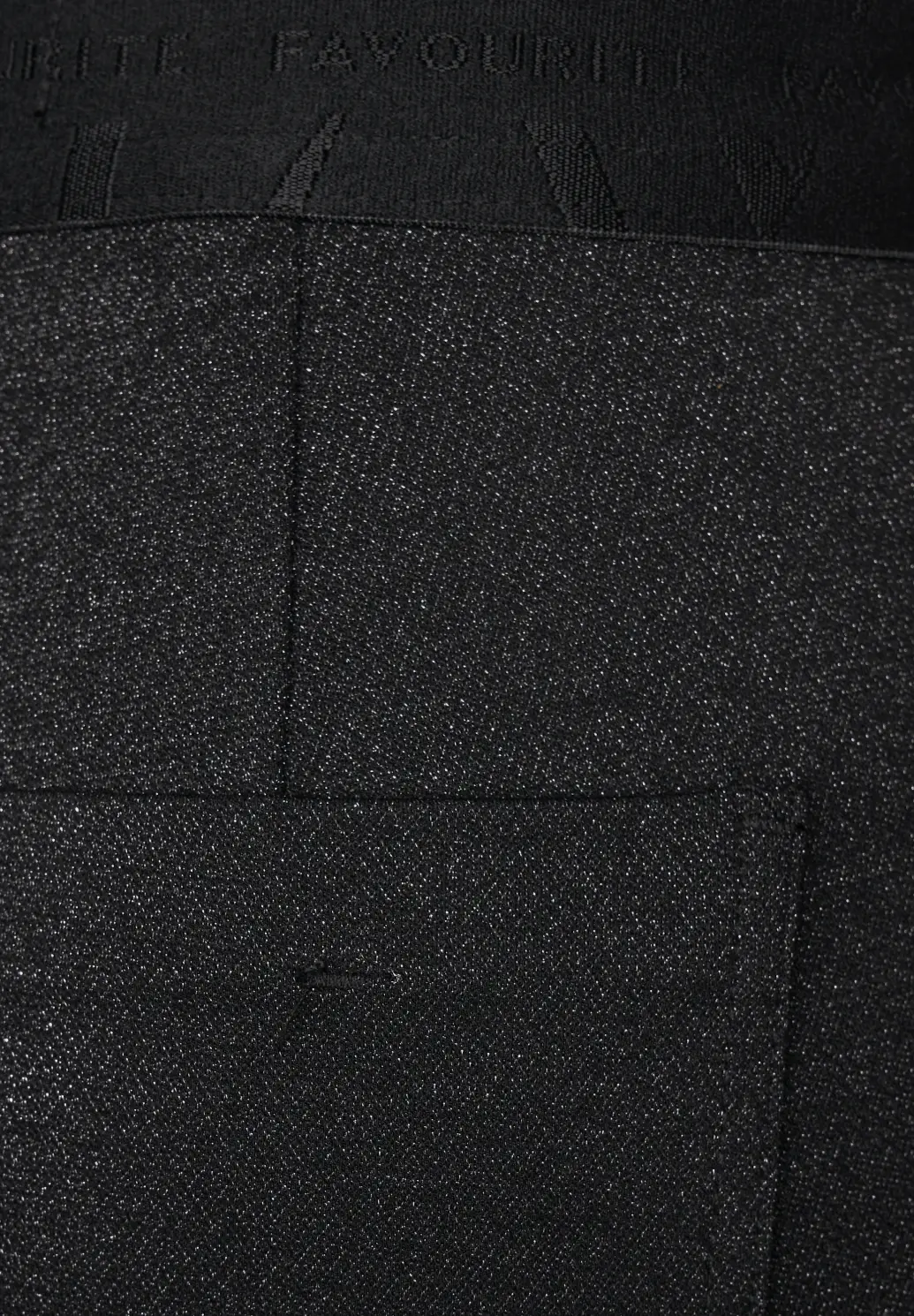 Street One Skinny Fit Hose mit Glitter Hope - Black