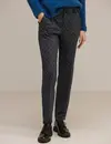 Street One Casual Fit Chino Hose - Anthracite Melange