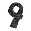 Scarf with Wool and Silk - Black