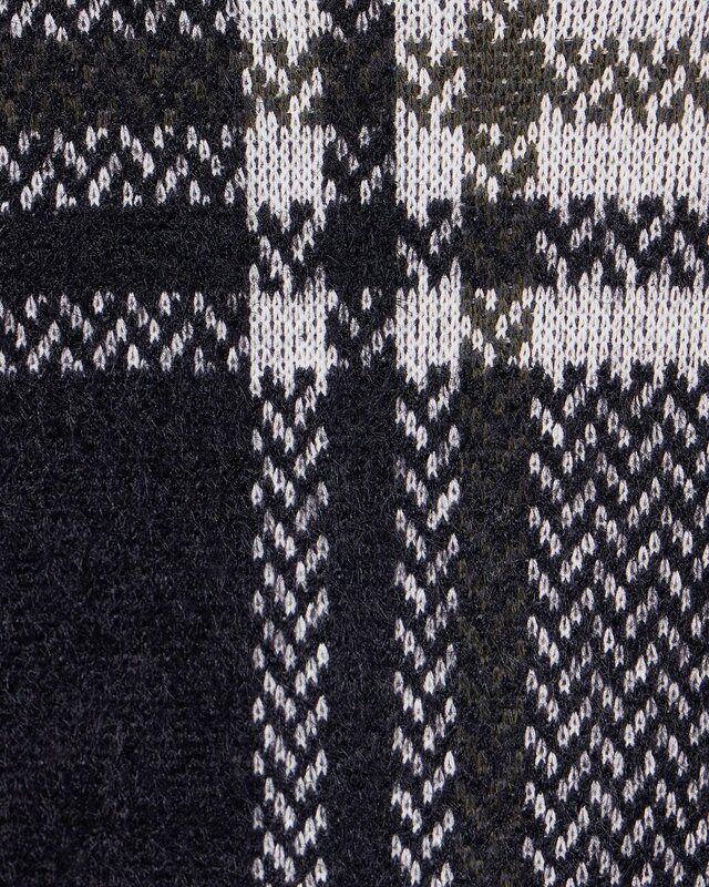 Cecil Ruiten Jacquard Shirt - Black