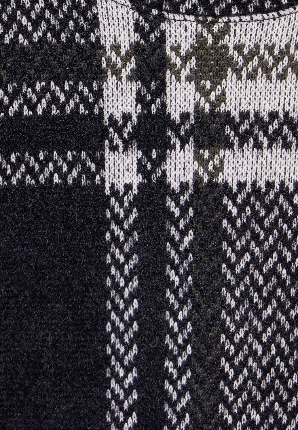 Cecil Ruiten Jacquard Shirt - Black