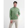 Gestructureerd Sweatjack - Sage Green