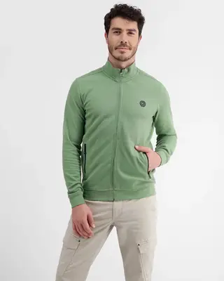 Lerros Sweatcardigan - Sage Green