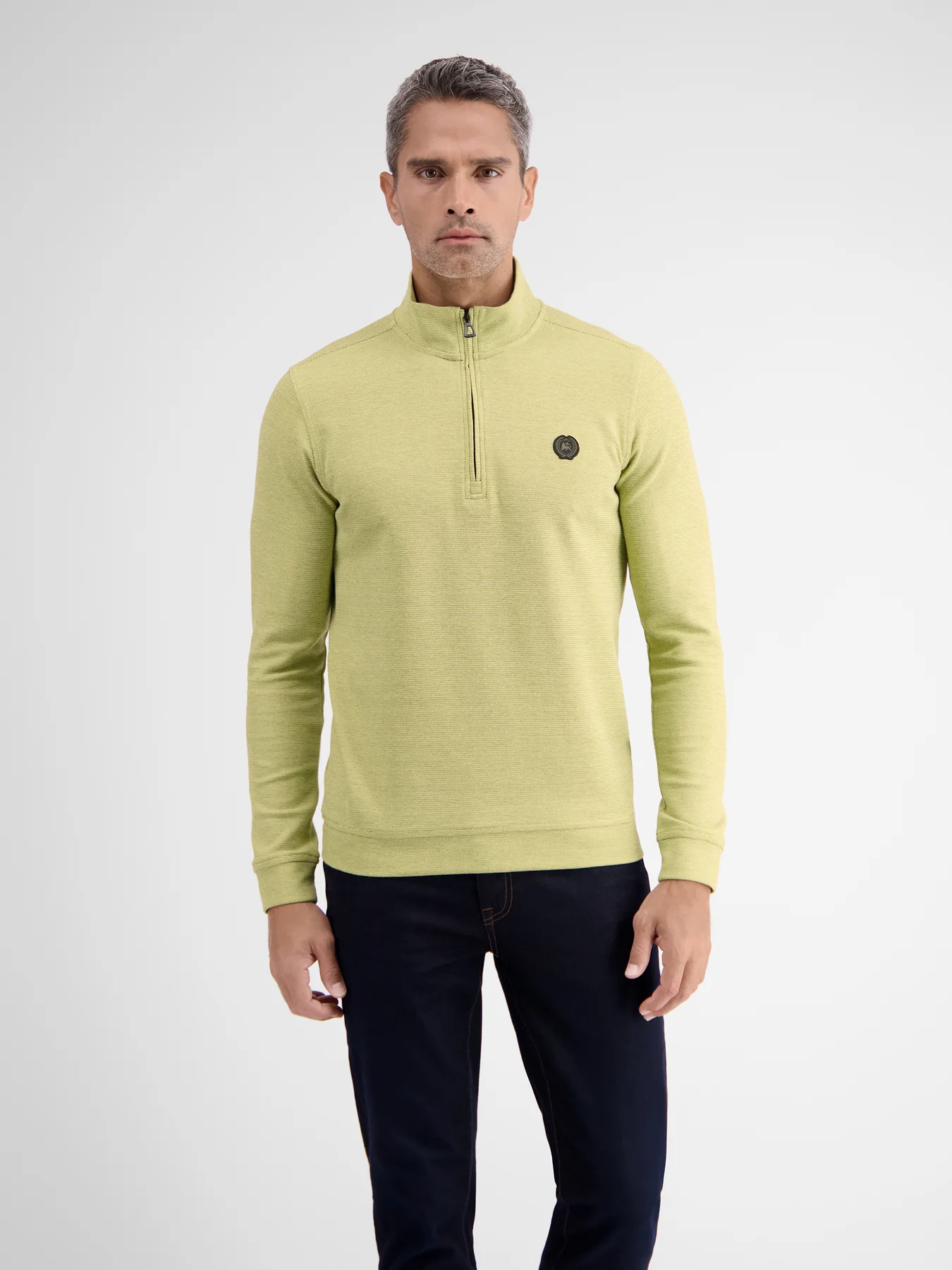 Lerros Sweat Troyer, Structuur - Pure Lemon