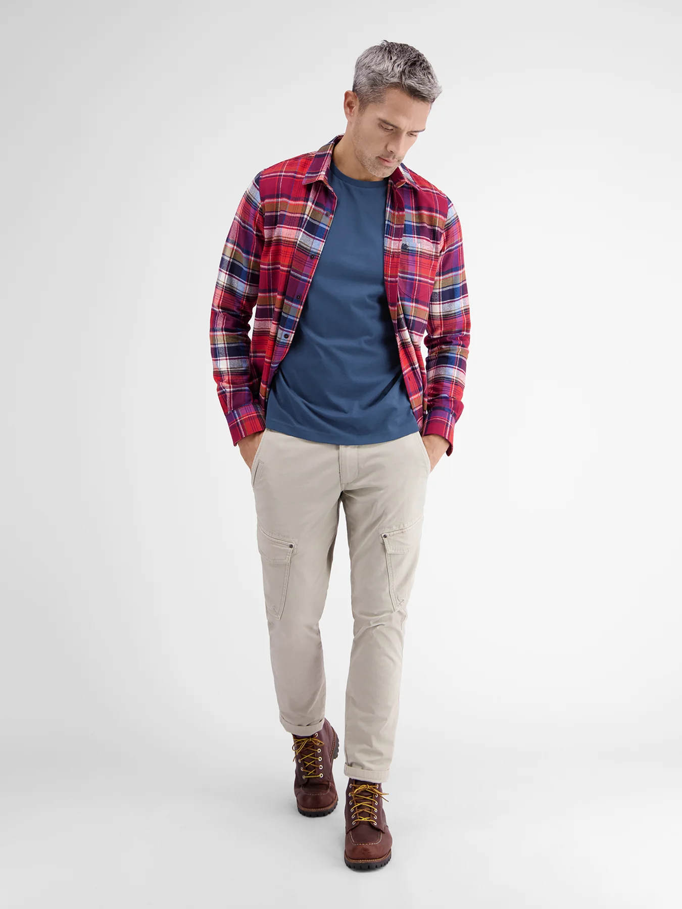 Lerros T-Shirt mit Rundhalsausschnitt - Storm Blue