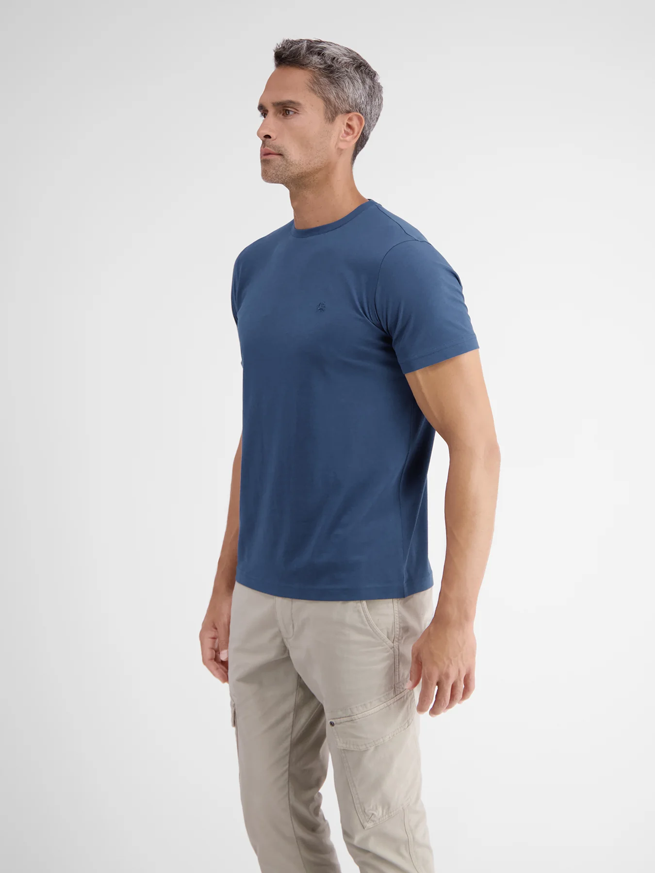 Lerros T-Shirt mit Rundhalsausschnitt - Storm Blue