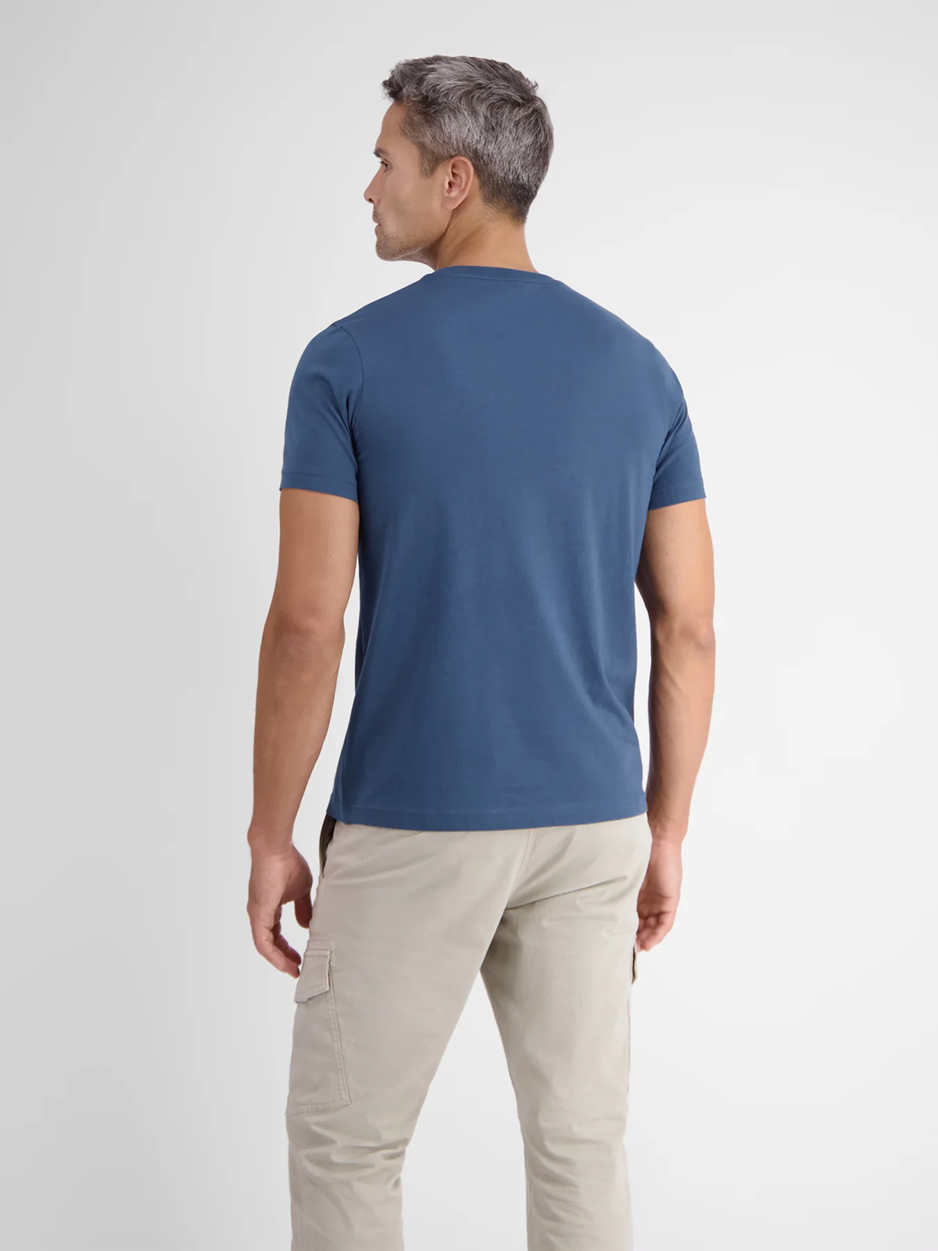 Lerros T-Shirt mit Rundhalsausschnitt - Storm Blue